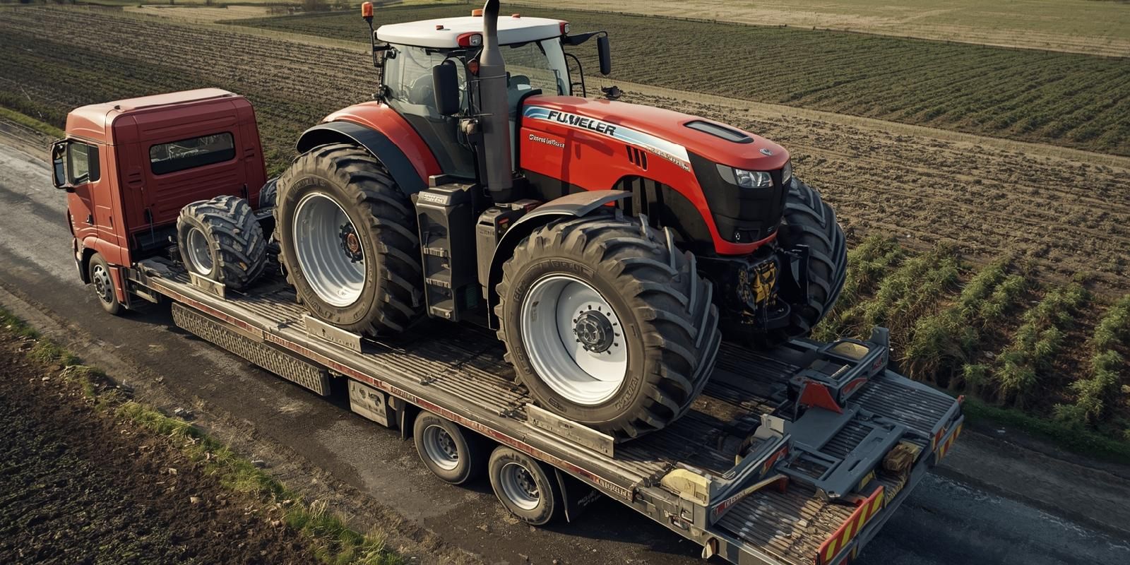 Transport traktorów na specjalistycznej autolawecie jako bezpieczne rozwiązanie chroniące zdrowie rolników i układ ruchu